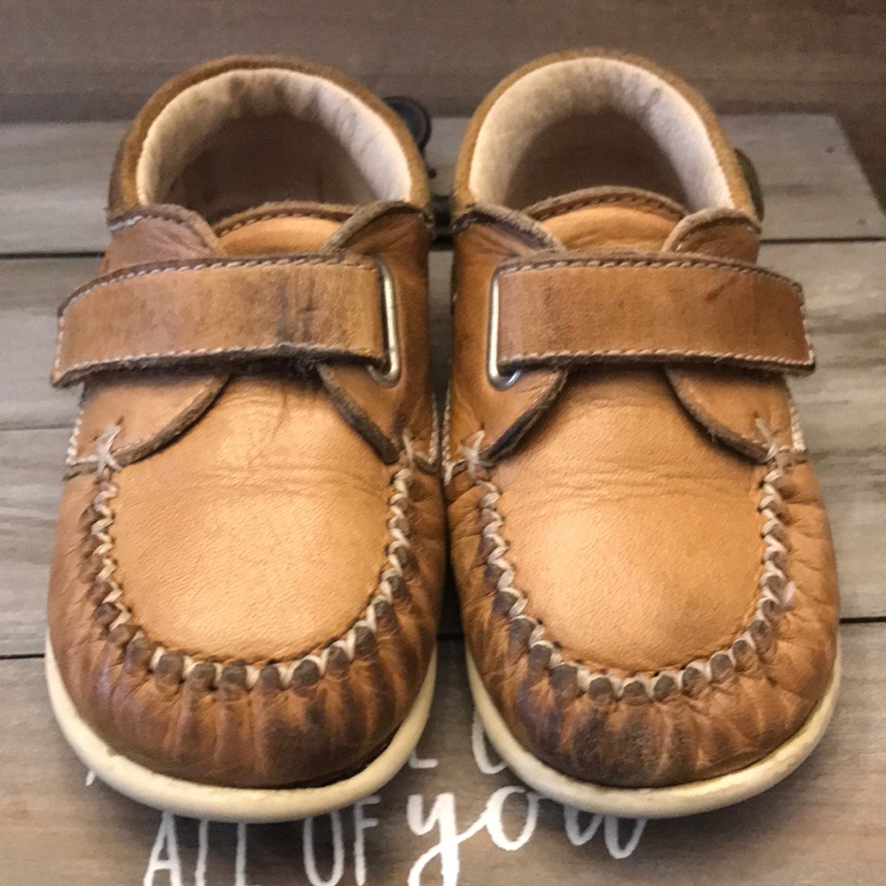 Baby boy leather shoes size 7